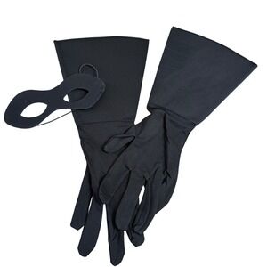 Mrs Incredible Elastigirl Gloves & Mask Cosplay Costume Halloween Dress Up Adult